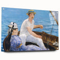 Impressionist Wall Art - Manet's Boating Scene, Elegant Framed Print