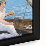 Impressionist Wall Art - Manet's Boating Scene, Elegant Framed Print