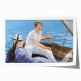 Impressionist Wall Art - Manet's Boating Scene, Elegant Framed Print
