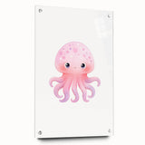 Nursery Wall Art – Cute Watercolor Jellyfish for Kids' Rooms