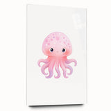 Nursery Wall Art – Cute Watercolor Jellyfish for Kids' Rooms