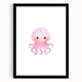 Nursery Wall Art – Cute Watercolor Jellyfish for Kids' Rooms