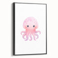 Nursery Wall Art – Cute Watercolor Jellyfish for Kids' Rooms