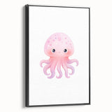 Nursery Wall Art – Cute Watercolor Jellyfish for Kids' Rooms