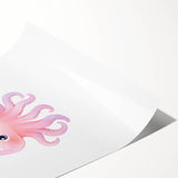 Nursery Wall Art – Cute Watercolor Jellyfish for Kids' Rooms