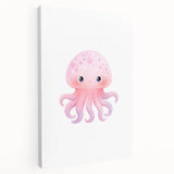 Nursery Wall Art – Cute Watercolor Jellyfish for Kids' Rooms