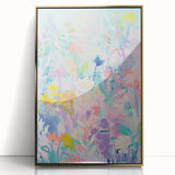 Rolled Canvas Prints for Kids Rooms - Pastel Floral Wall Art
