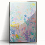Rolled Canvas Prints for Kids Rooms - Pastel Floral Wall Art