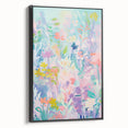 Rolled Canvas Prints for Kids Rooms - Pastel Floral Wall Art