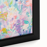 Rolled Canvas Prints for Kids Rooms - Pastel Floral Wall Art