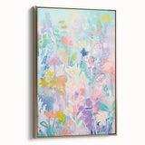 Rolled Canvas Prints for Kids Rooms - Pastel Floral Wall Art