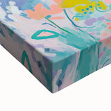 Rolled Canvas Prints for Kids Rooms - Pastel Floral Wall Art