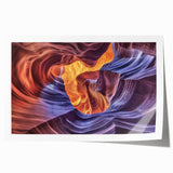 Vibrant landscape print showcasing stunning canyons in rich earth tones, rolled and ready for framing, perfect for enhancing home decor with natural beauty.