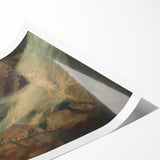 Modern Wall Art Print - Serene Waterfall Landscape - Nature Decor Piece