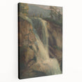 Modern Wall Art Print - Serene Waterfall Landscape - Nature Decor Piece