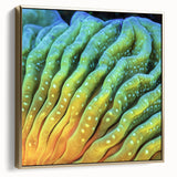 Framed canvas featuring a vintage-style landscape with silver and gold florals, ideal for bedroom wall art.