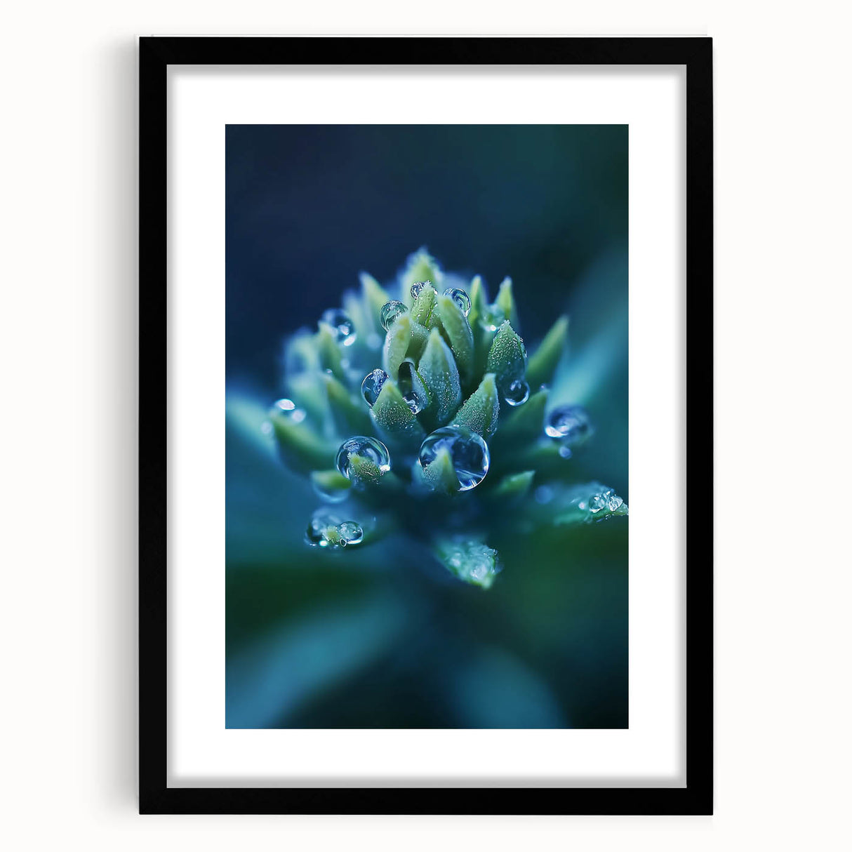 Extra large abstract art print featuring vibrant, colorful textures, displayed in a black frame, ideal for living room decor.