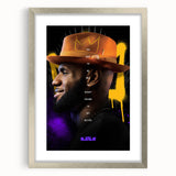 Fiery Passion Pop Art Wall Art – Bold Yellow, Purple, and Black Canvas