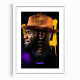 Fiery Passion Pop Art Wall Art – Bold Yellow, Purple, and Black Canvas