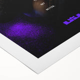 Fiery Passion Pop Art Wall Art – Bold Yellow, Purple, and Black Canvas