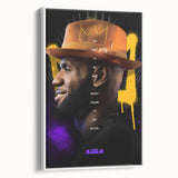 Fiery Passion Pop Art Wall Art – Bold Yellow, Purple, and Black Canvas