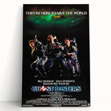 Retro Ghostbusters Poster Art - Vintage 80s Movie Prints