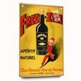 Retro Fred-Zizi Aperitif Poster - Vintage French Wall Art Print