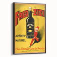 Retro Fred-Zizi Aperitif Poster - Vintage French Wall Art Print