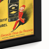 Retro Fred-Zizi Aperitif Poster - Vintage French Wall Art Print