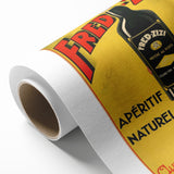 Retro Fred-Zizi Aperitif Poster - Vintage French Wall Art Print