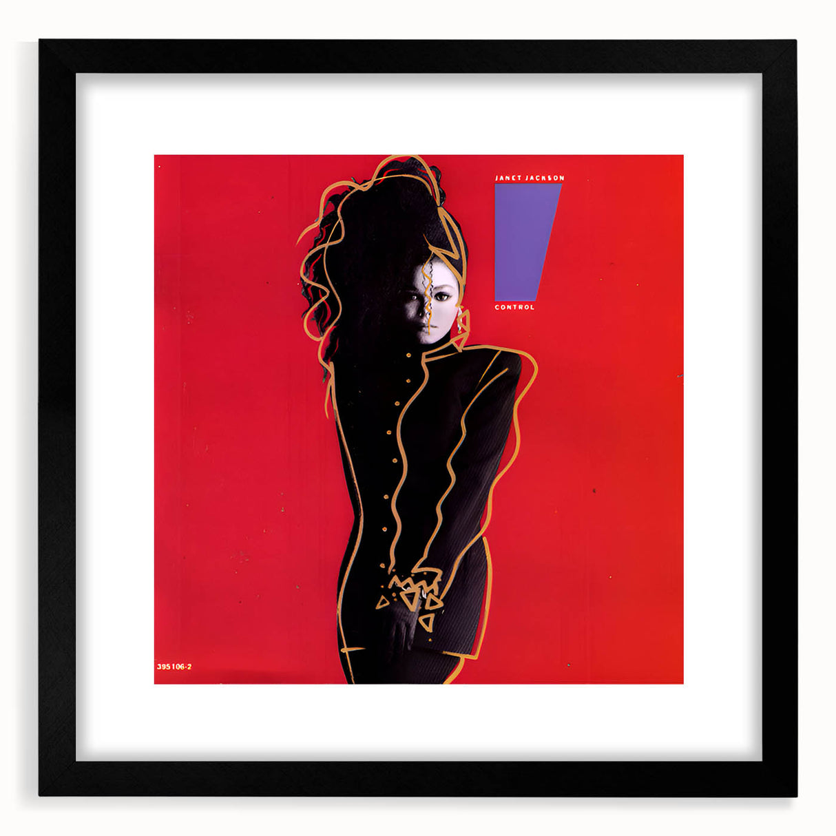 Retro Janet Jackson Control Poster - Vintage Prints for Wall Art