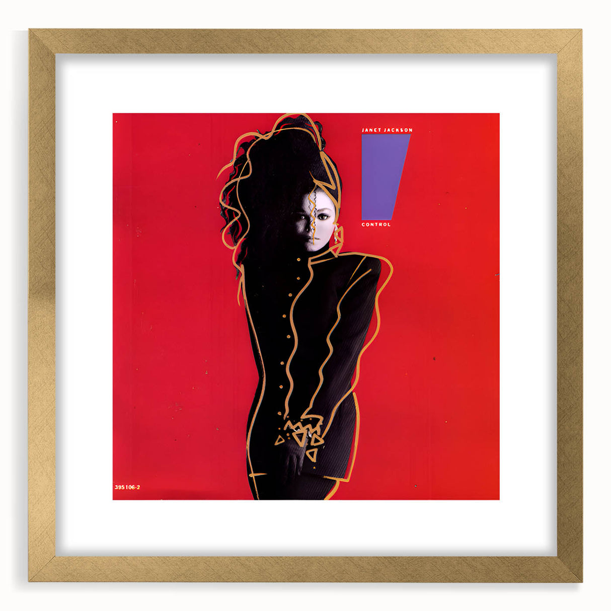 Retro Janet Jackson Control Poster - Vintage Prints for Wall Art
