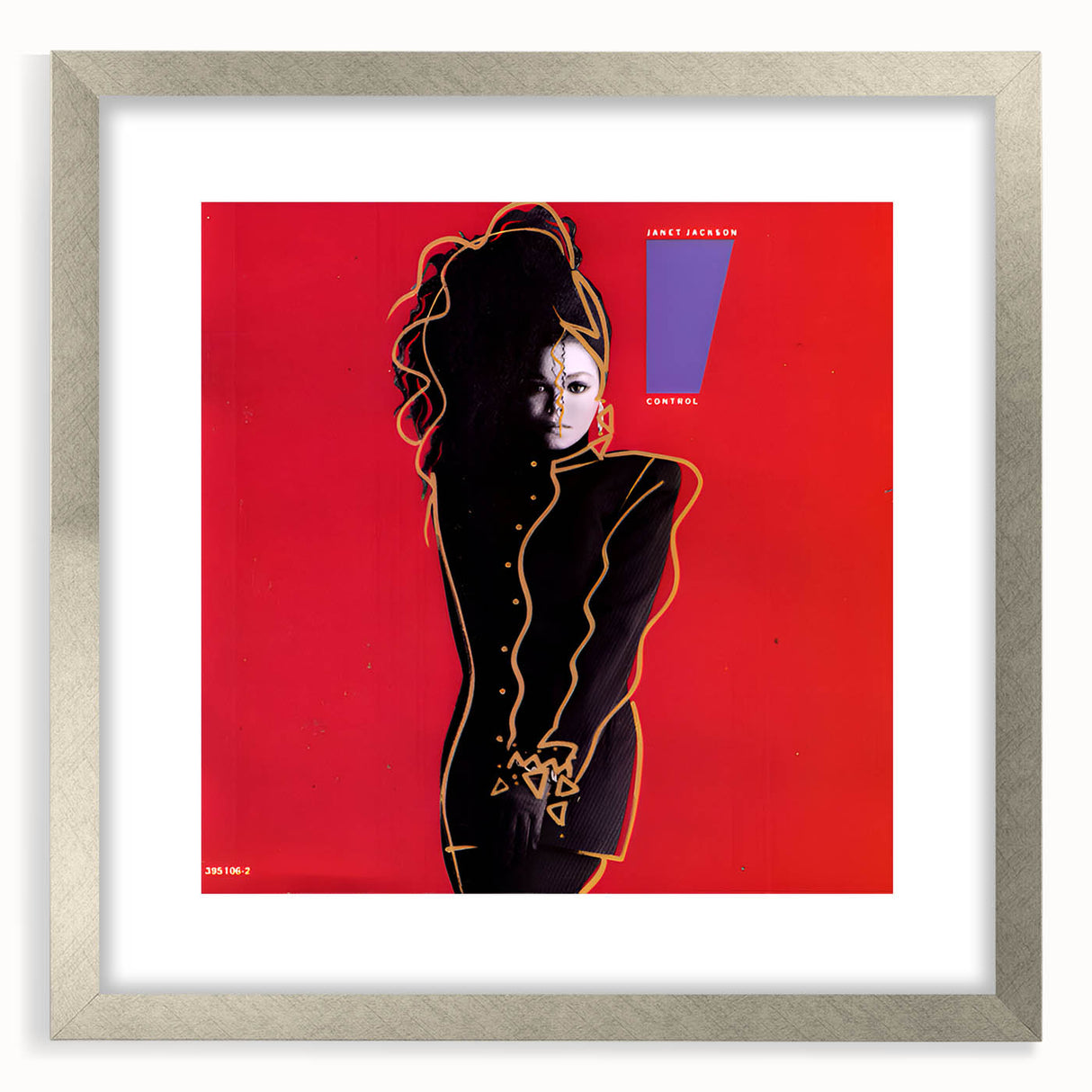 Retro Janet Jackson Control Poster - Vintage Prints for Wall Art