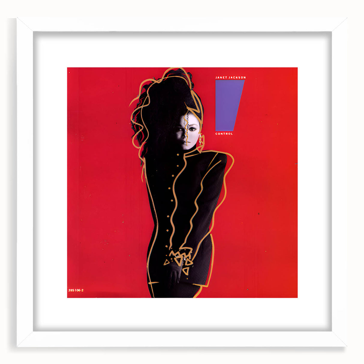 Retro Janet Jackson Control Poster - Vintage Prints for Wall Art