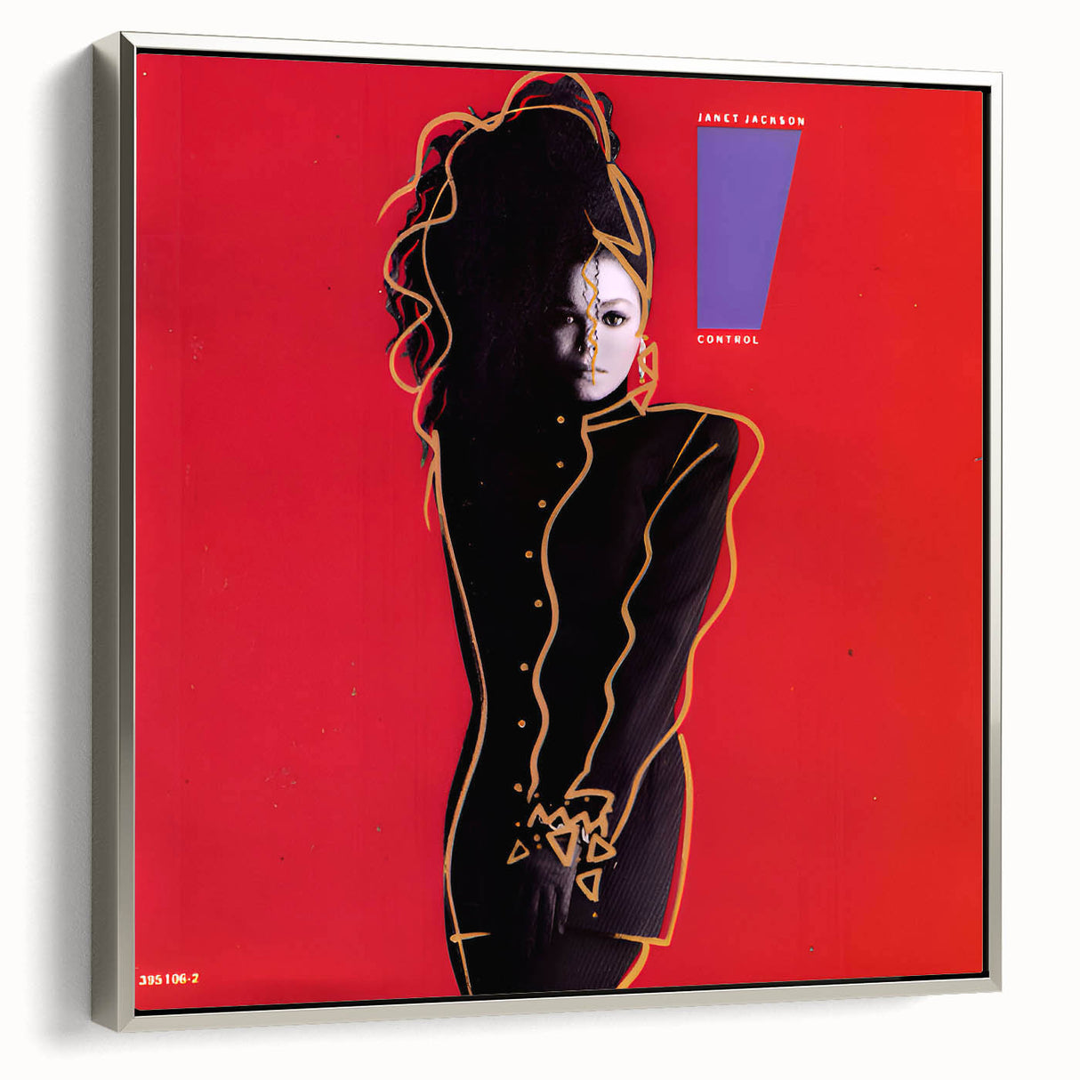 Retro Janet Jackson Control Poster - Vintage Prints for Wall Art