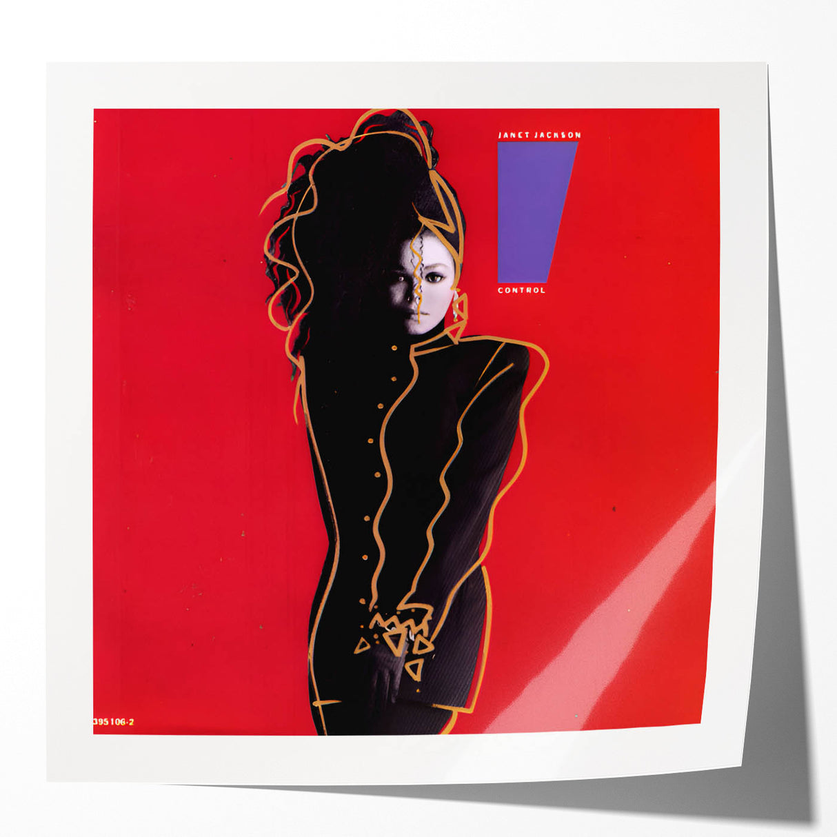 Retro Janet Jackson Control Poster - Vintage Prints for Wall Art