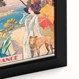 Retro Antibes Travel Poster – Vintage Cote d'Azur Art