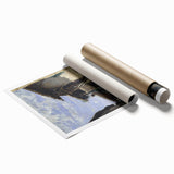 Realism Art Print - A Village Street, Dardagny by Camille Corot Canvas