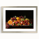 Vibrant Fruit Platter Art – Colorful Kitchen Still Life Print