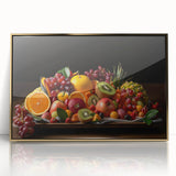 Vibrant Fruit Platter Art – Colorful Kitchen Still Life Print