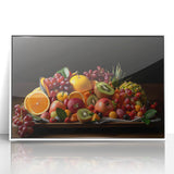 Vibrant Fruit Platter Art – Colorful Kitchen Still Life Print