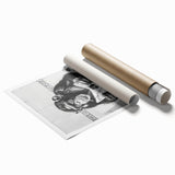 Bathroom Artwork - Humorous Chimp Reading Newspaper Modern Decor