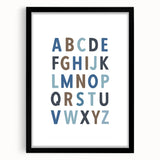 Alphabet Boys Room Wall Art – Kids Wall Art Prints for Playroom