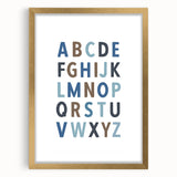 Alphabet Boys Room Wall Art – Kids Wall Art Prints for Playroom