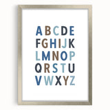 Alphabet Boys Room Wall Art – Kids Wall Art Prints for Playroom