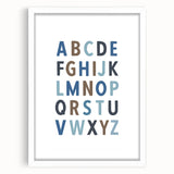 Alphabet Boys Room Wall Art – Kids Wall Art Prints for Playroom