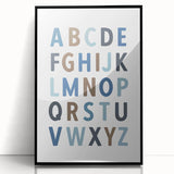 Alphabet Boys Room Wall Art – Kids Wall Art Prints for Playroom