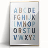 Alphabet Boys Room Wall Art – Kids Wall Art Prints for Playroom