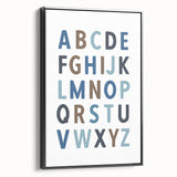 Alphabet Boys Room Wall Art – Kids Wall Art Prints for Playroom