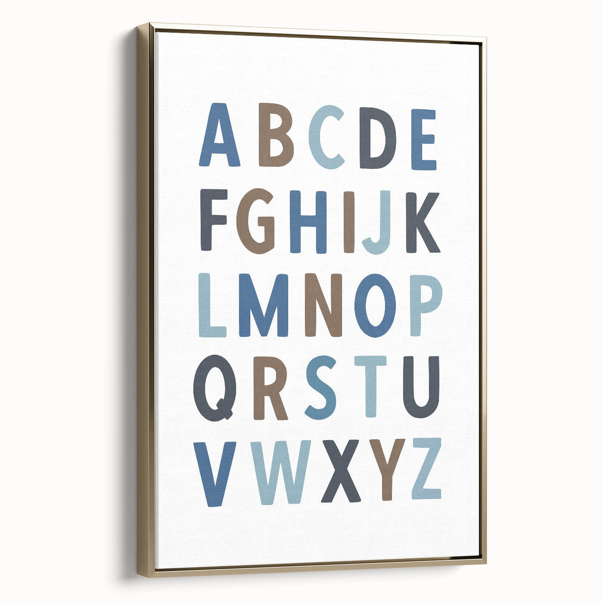 Alphabet Boys Room Wall Art – Kids Wall Art Prints for Playroom